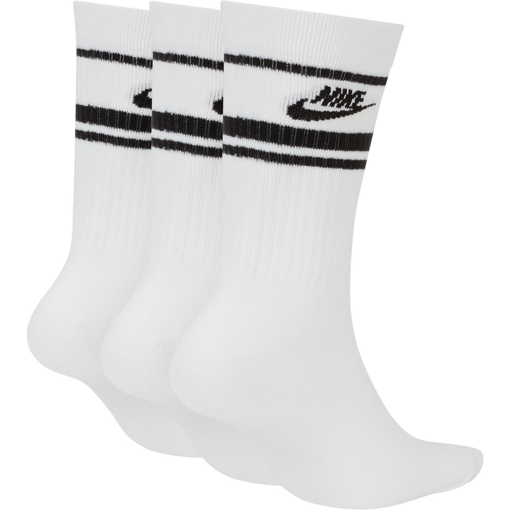 Nike U Nk Crew Nsw Essentıal Strıpe Unisex Beyaz Çorap - CQ0301-103