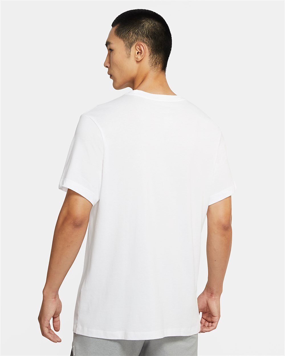 Nike U Nk Df Tee Hbr Erkek Beyaz T-shirt - CW0945-100