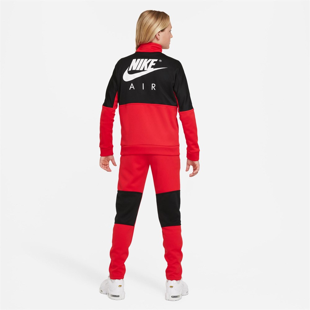 Nike U Nsw Aır Tracksuıt Çocuk Kırmızı Eşofman Takımı - DD8563-657