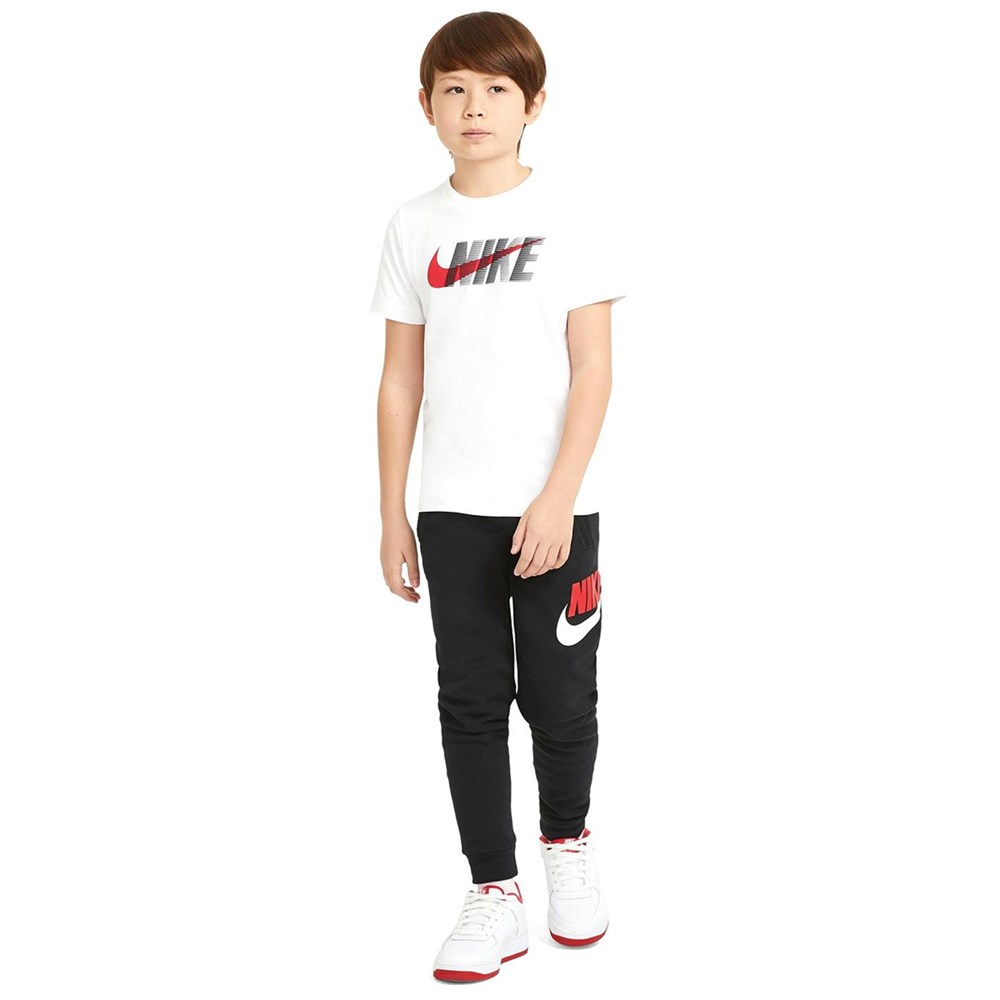 Nike U Nsw Tee Swoosh Çocuk Beyaz T-shirt - DC7796-100