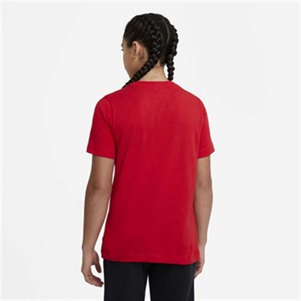 Nike U Nsw Tee Swoosh Çocuk Kırmızı T-shirt - DC7796-657