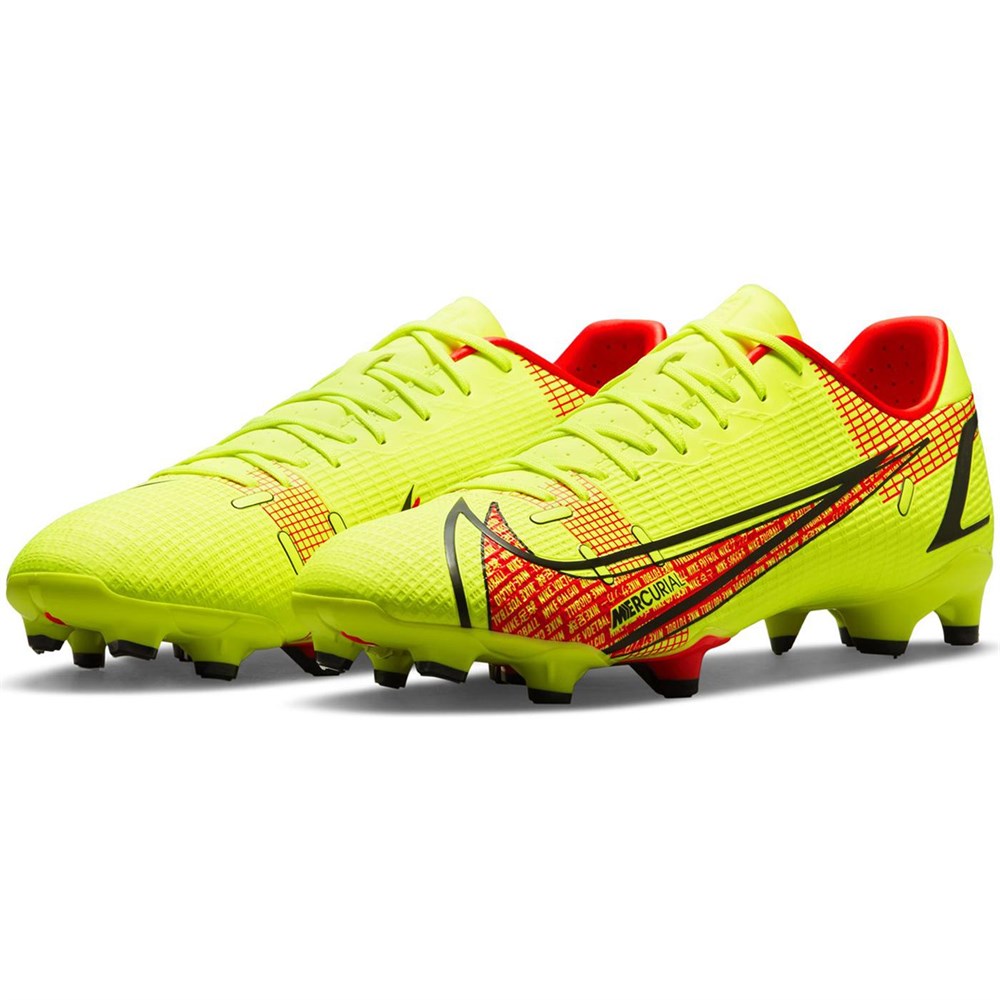 Nike Vapor 14 Academy Fg/Mg Unisex Sarı Krampon Ayakkabı  - CU5691-760