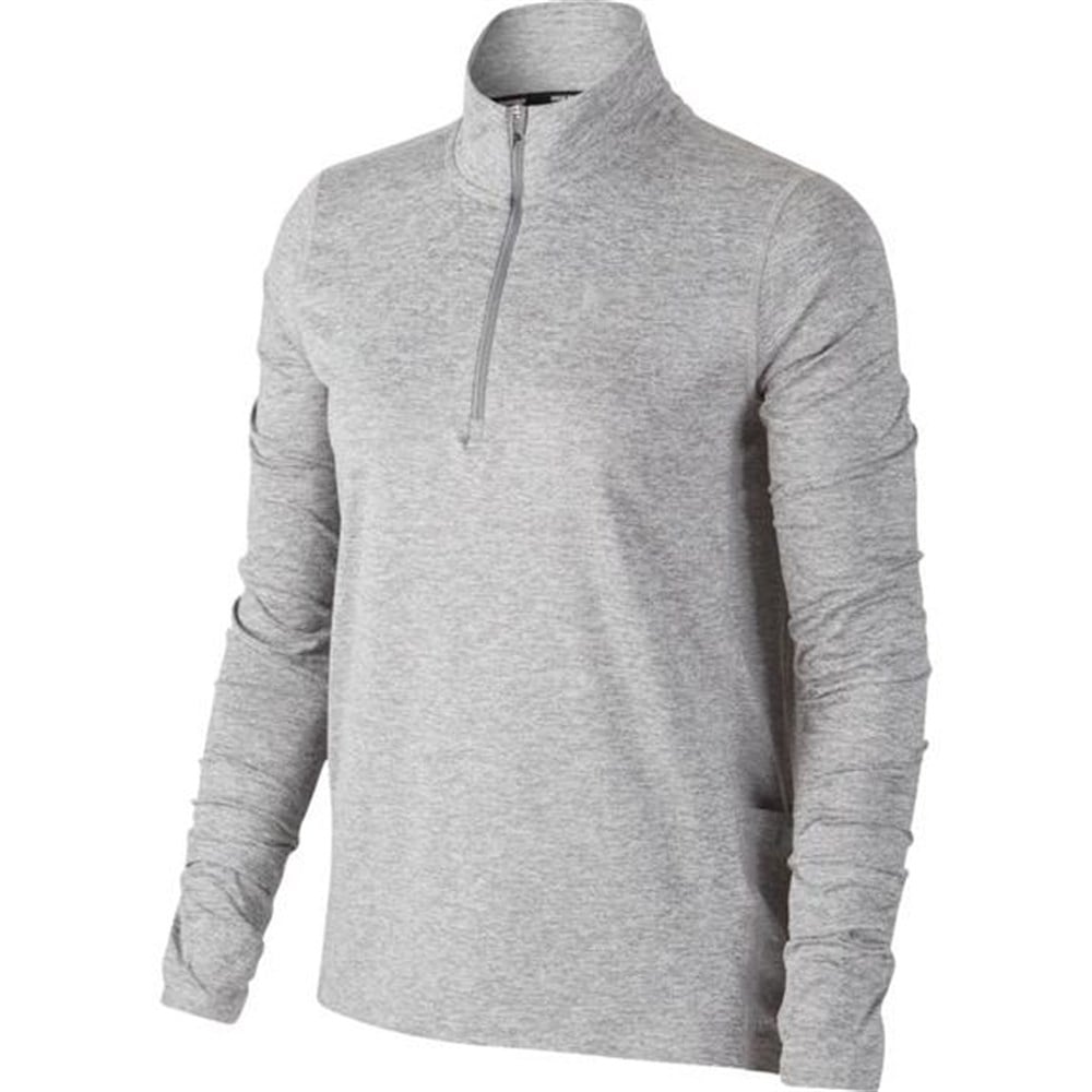 Nike W Nk Df Element Top Hz Kadın Gri T-shirt - CU3220-084