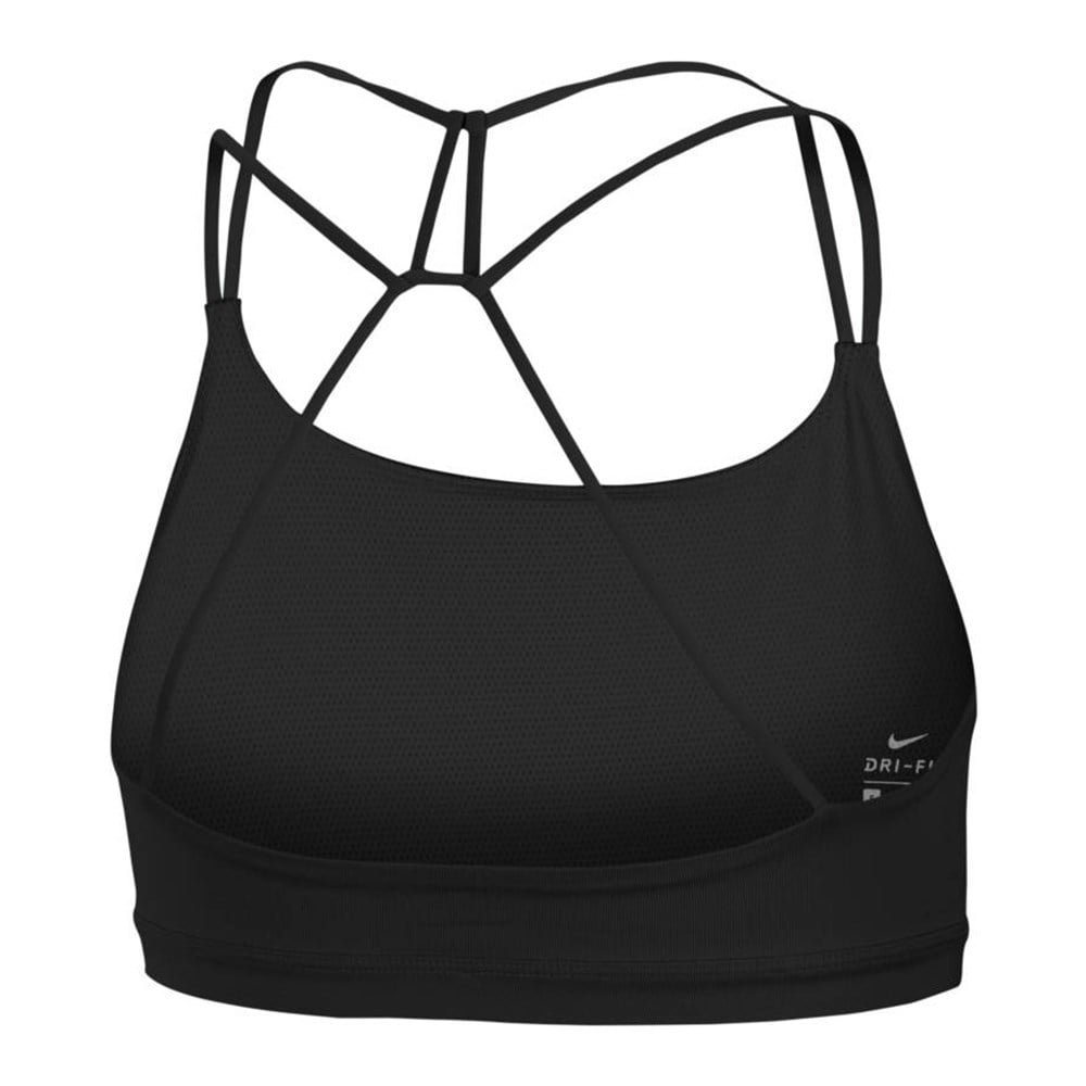 Nike W Nk Df Indy Strpy Nonpded Bra Kadın Siyah Sporcu Sütyeni - CT3721-010