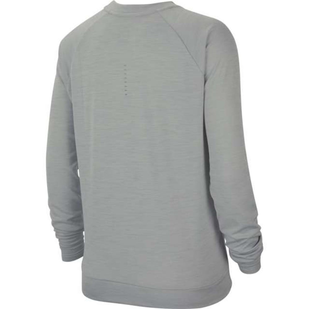 Nike W Nk Df Pacer Crew Kadın Gri T-shirt - CU3270-077