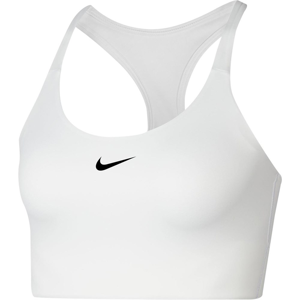 Nike W Nk Df Swsh 1Pp Bra Kadın Beyaz Sporcu Sütyeni - BV3636-100