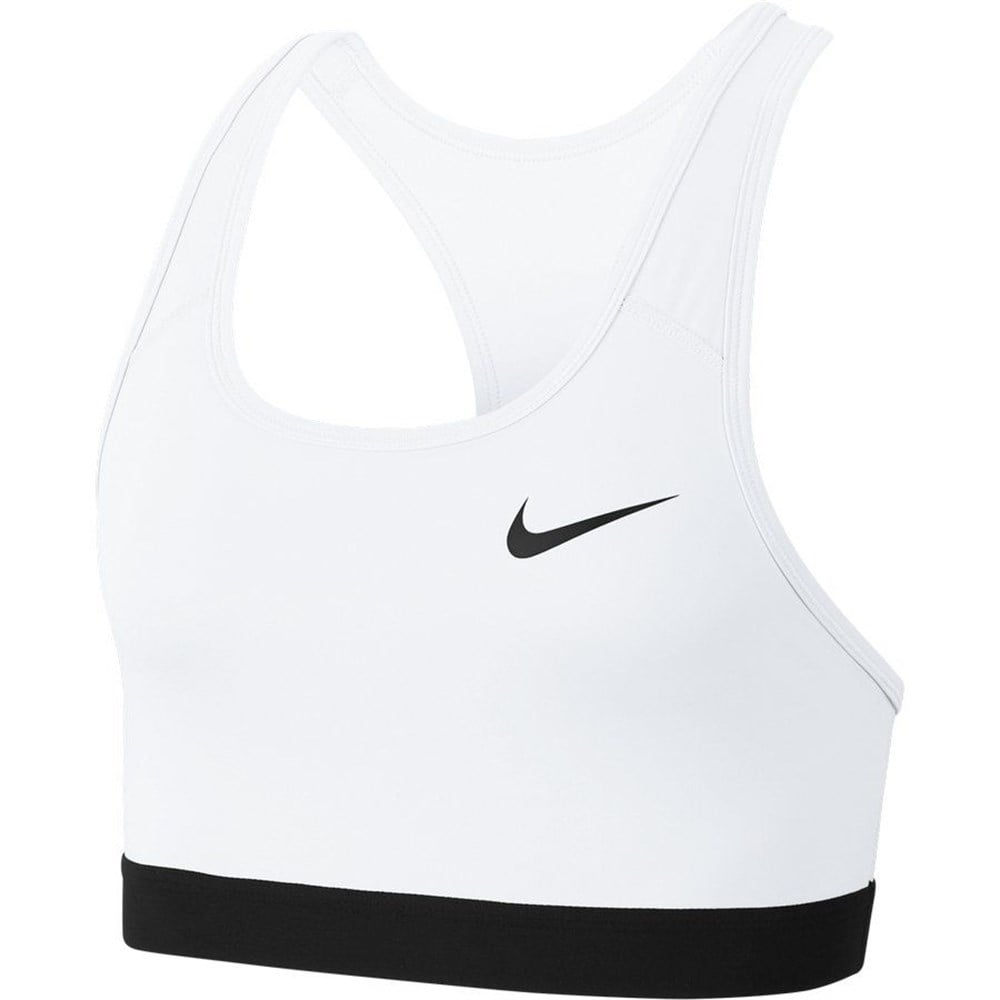 Nike W Nk Df Swsh Band Nonpded Bra Kadın Beyaz Sporcu Sütyeni - BV3900-100