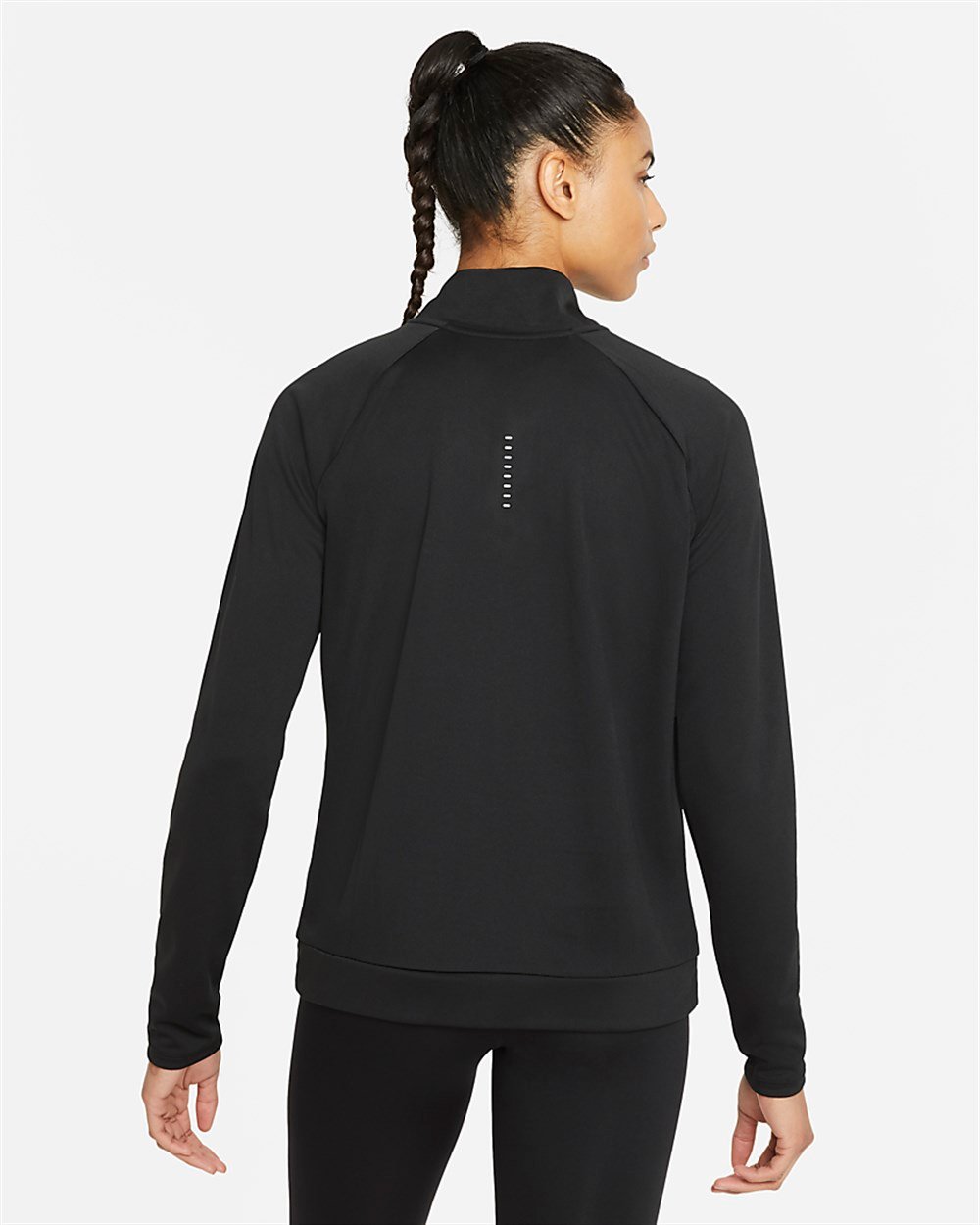 Nike W Nk Df Swsh Run Hz Mdlyr Kadın Siyah T-shirt - DD4902-010