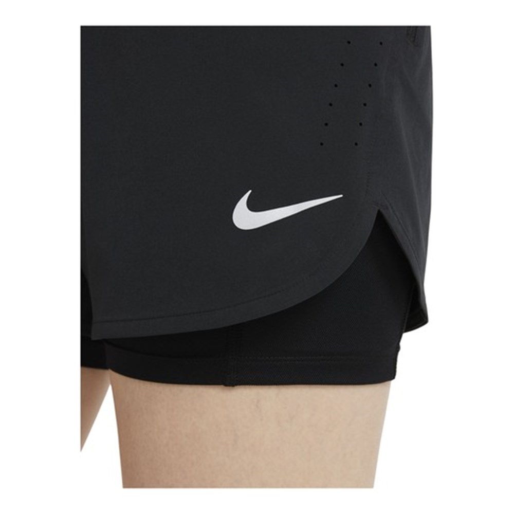 Nike W Nk Eclıpse 2In1 Short Kadın Gri Şort - CZ9570-084