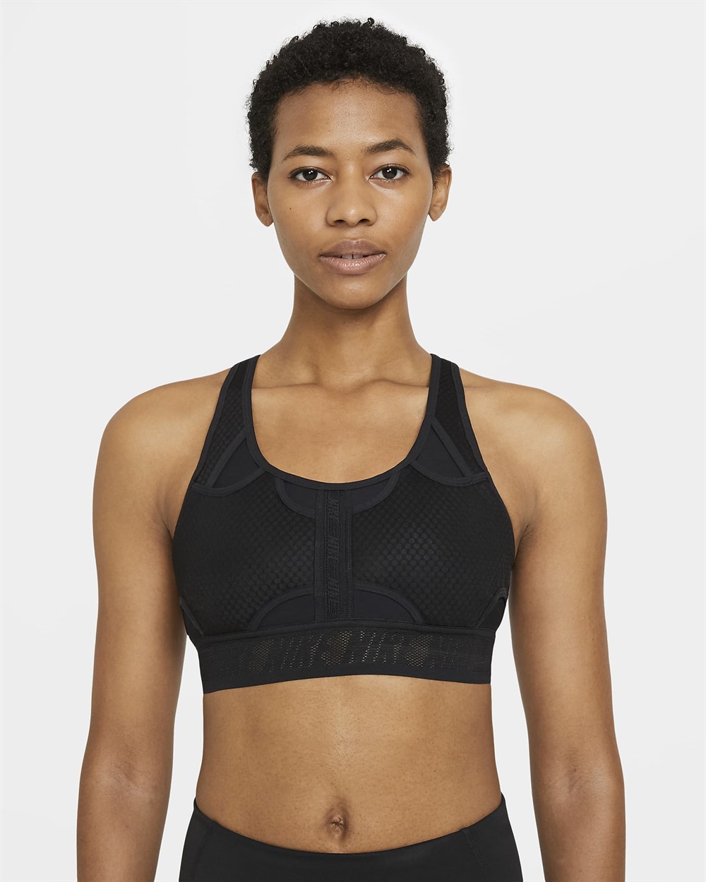 Nike W Nk Swsh Dfadv Bra Kadın Siyah Sporcu Sütyeni - CZ4439-011