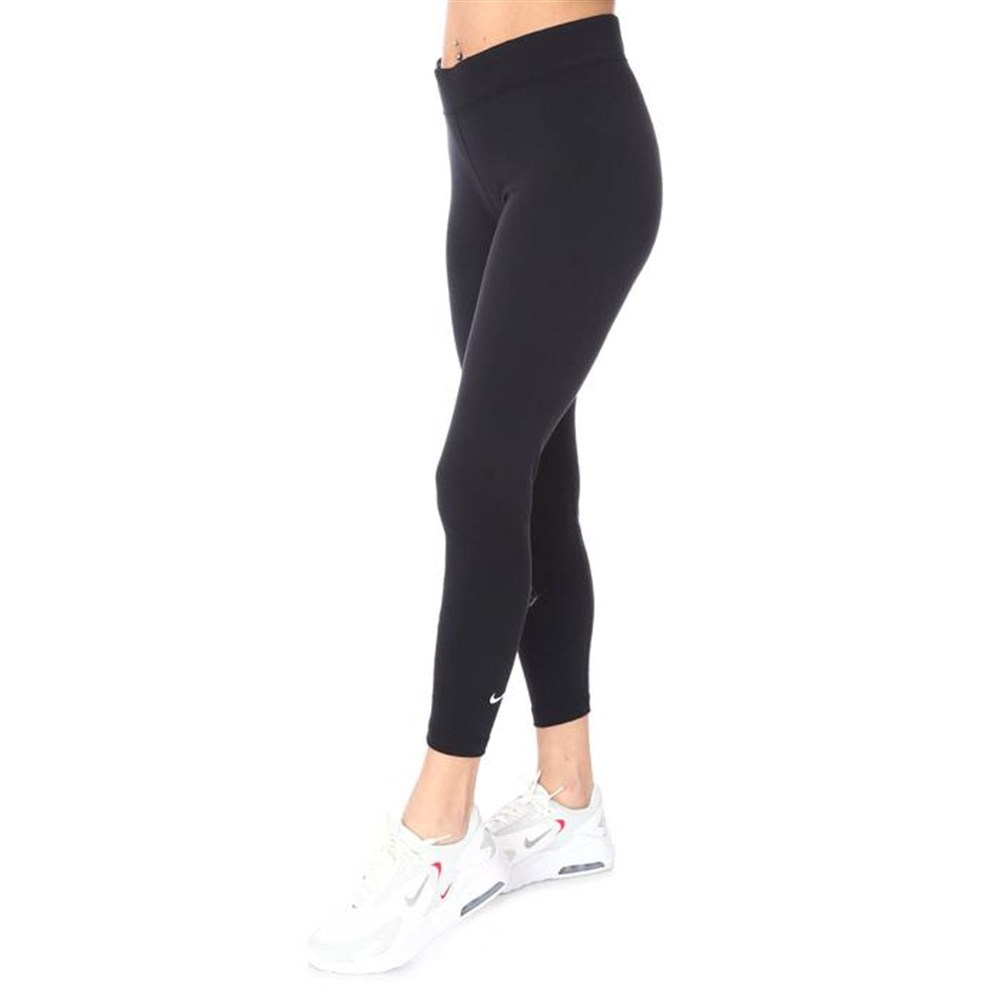 Nike W Nsw Essntl 7/8 Mr Lggng Kadın Siyah Tayt - CZ8532-010