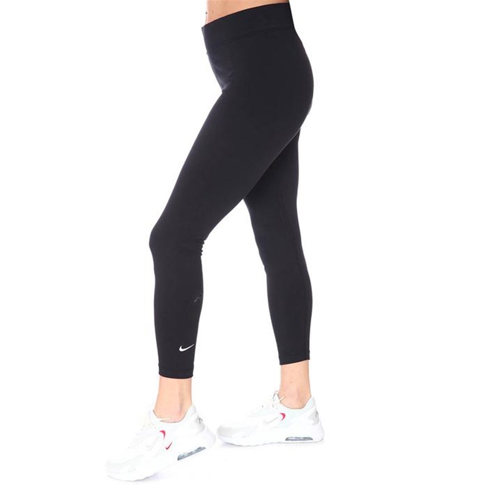 Nike W Nsw Essntl 7/8 Mr Lggng Kadın Siyah Tayt - CZ8532-010