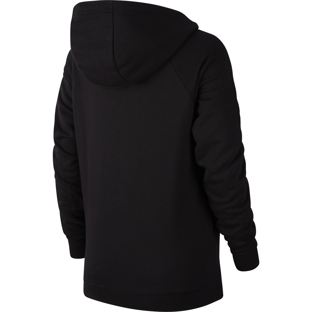 Nike W Nsw Essntl Flc Fnl Hoodıe Kadın Siyah Sweatshirt - BV4116-010