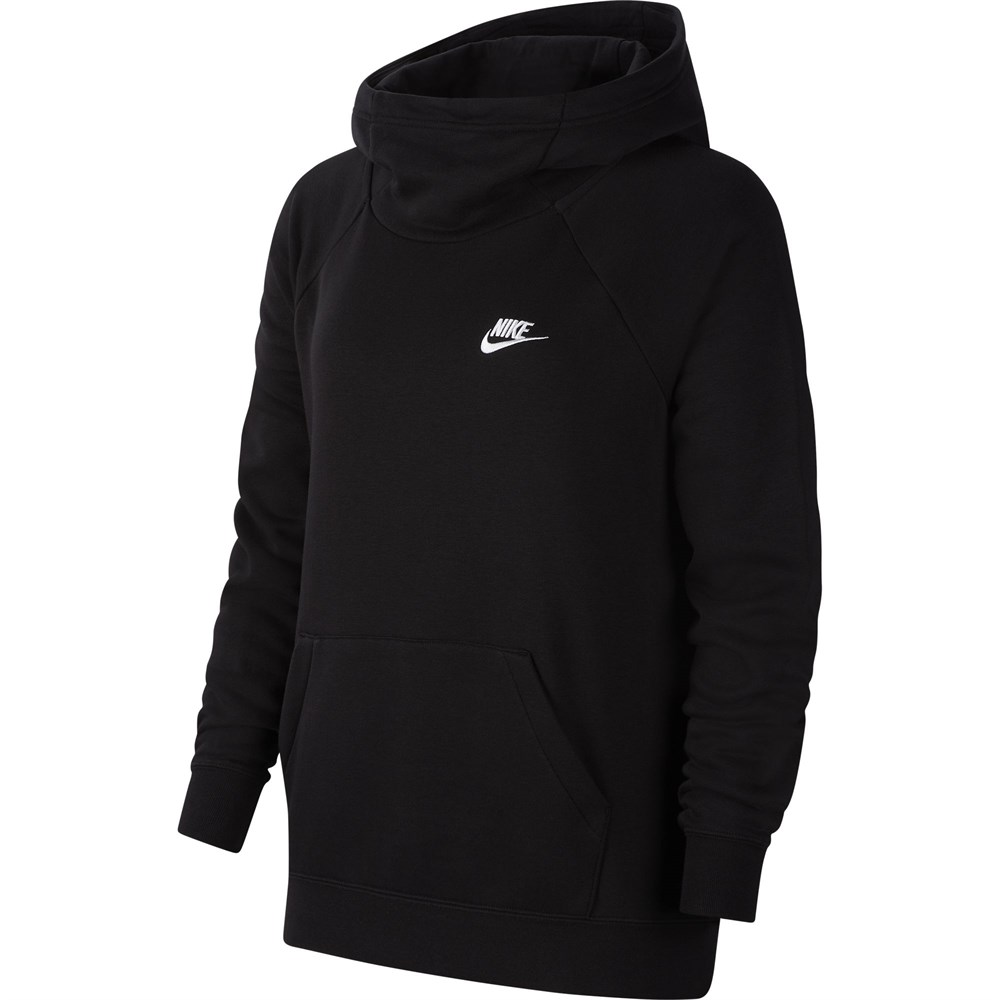 Nike W Nsw Essntl Flc Fnl Hoodıe Kadın Siyah Sweatshirt - BV4116-010