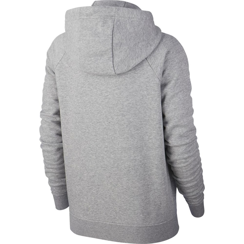 Nike W Nsw Essntl Flc Fz Hoodıe Kadın Gri Sweatshirt - BV4122-063