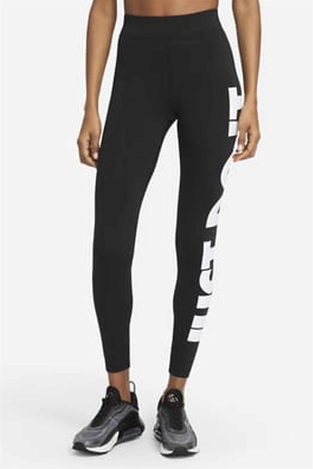 Nike W Nsw Essntl Gx Hr Lggng Jdı Kadın Siyah Tayt - CZ8534-010