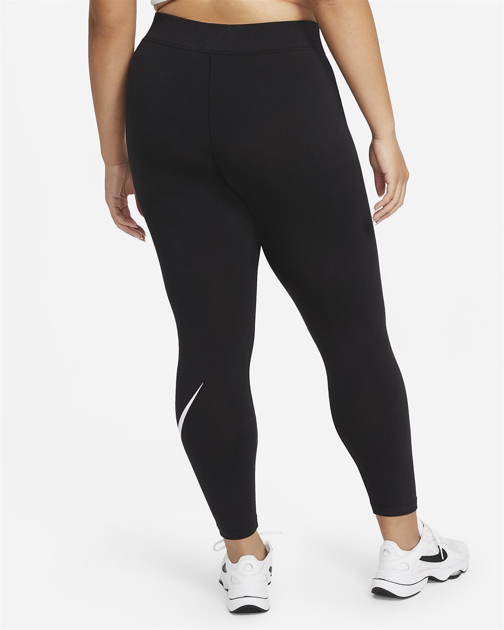 Nike W Nsw Essntl Gx Mr Lggng Plus Kadın Siyah Tayt - DC6934-010