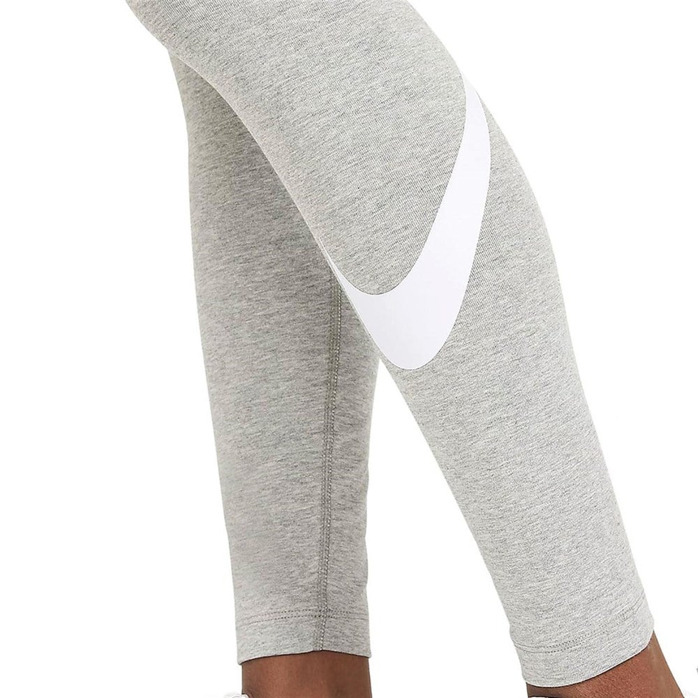 Nike W Nsw Essntl Gx Mr Lggng Swsh Kadın Gri Tayt - CZ8530-063