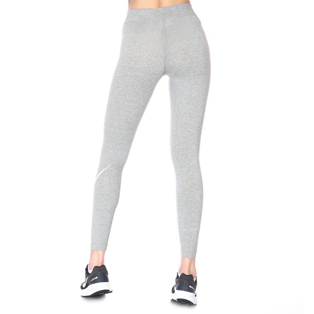 Nike W Nsw Essntl Gx Mr Lggng Swsh Kadın Gri Tayt - CZ8530-063