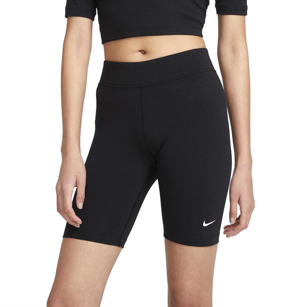 Nike W Nsw Essntl Mr Bıker Short Kadın Siyah Tayt - CZ8526-010