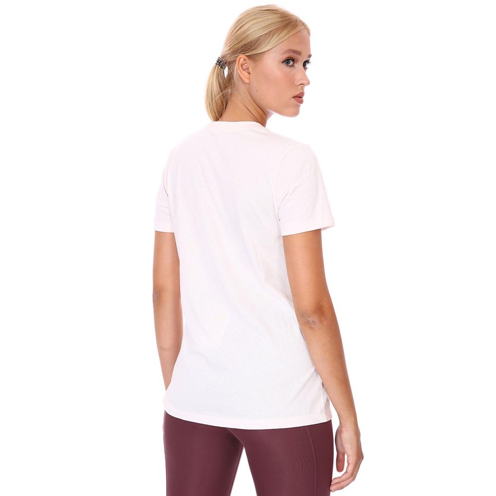 Nike W Nsw Tee Futura Kadın Pudra T-shirt - DJ1820-640