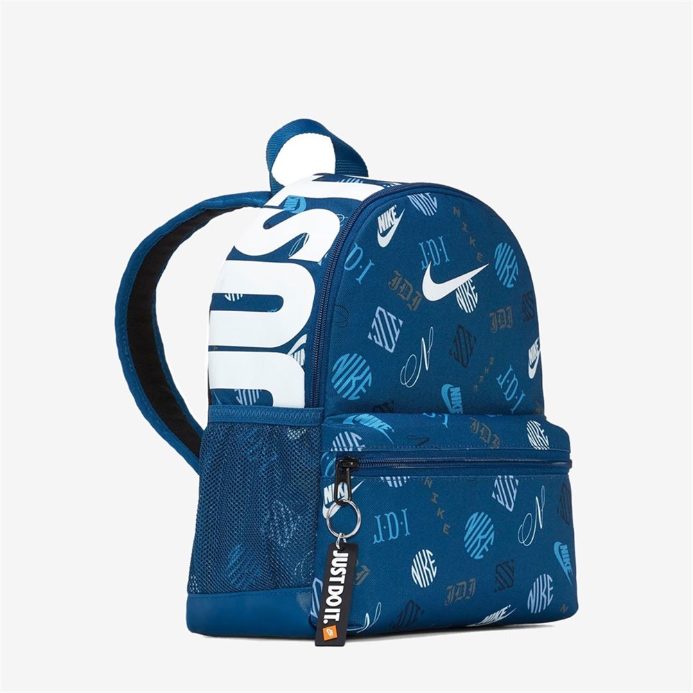 Nike Y Nk Brsla Jdı Mını Bkpk-Aop Çocuk Mavi Sırt Çantası - DA5848-476