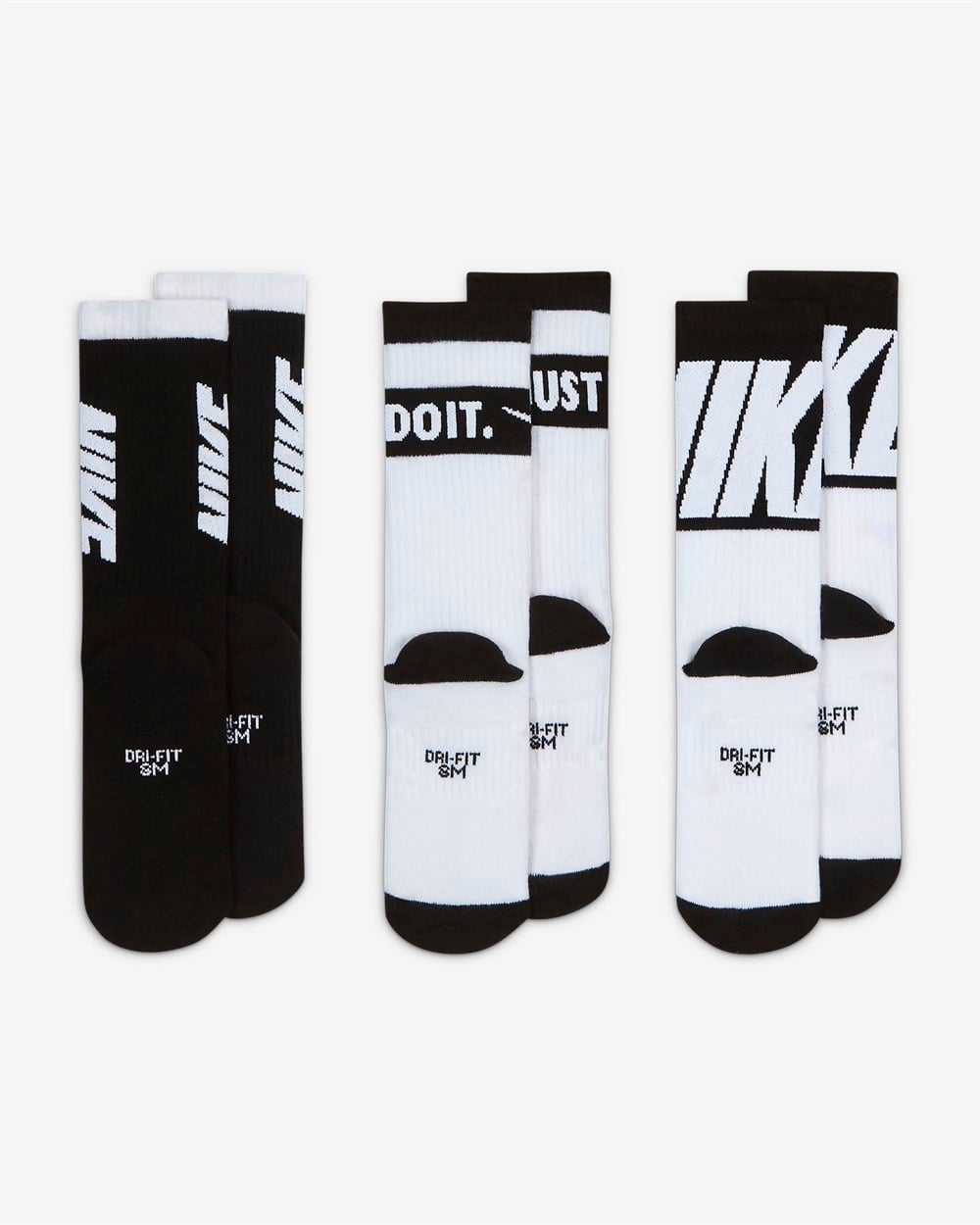 Nike Y Nk Everday Cush Crew 3Pr Çocuk Karışık Renkli Çorap - DA2402-902