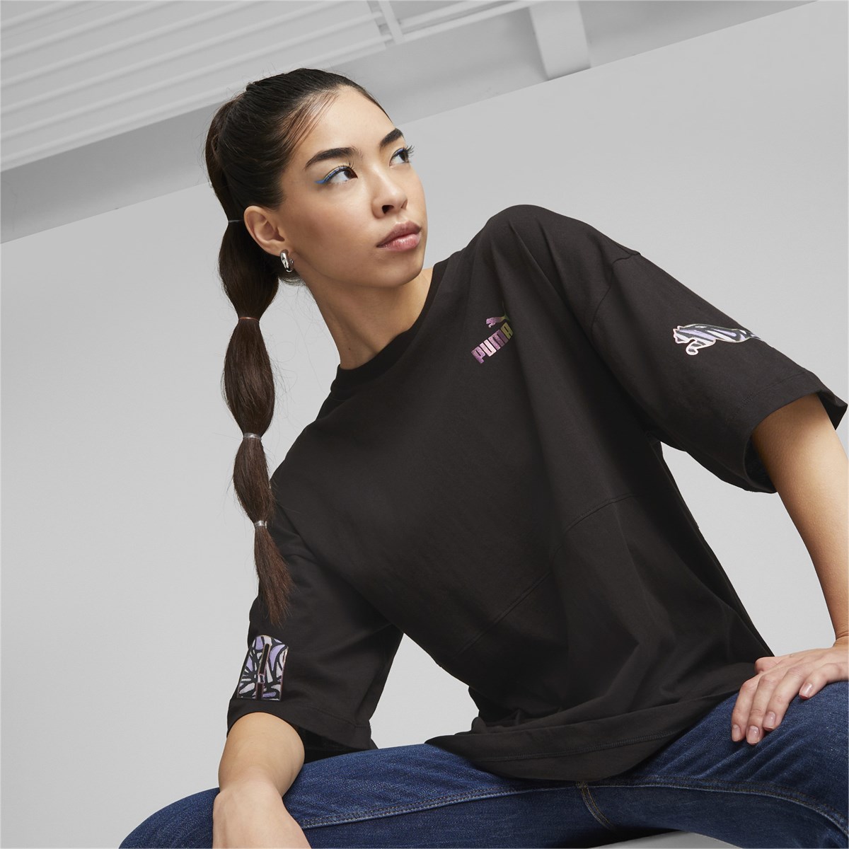 Power Nova Shine Colorblock Tee