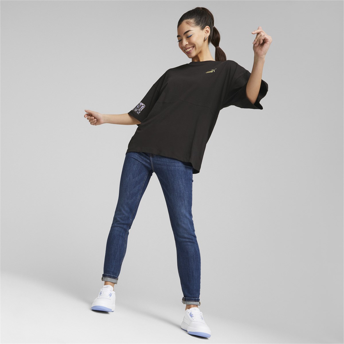 Power Nova Shine Colorblock Tee