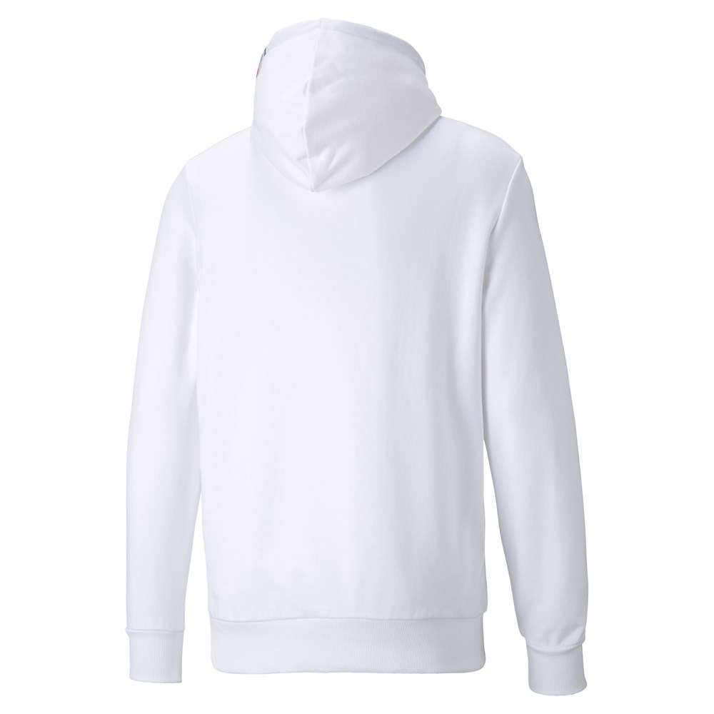 Puma AS Graphic Hoodie TR Erkek Beyaz Sweatshirt - 53157702