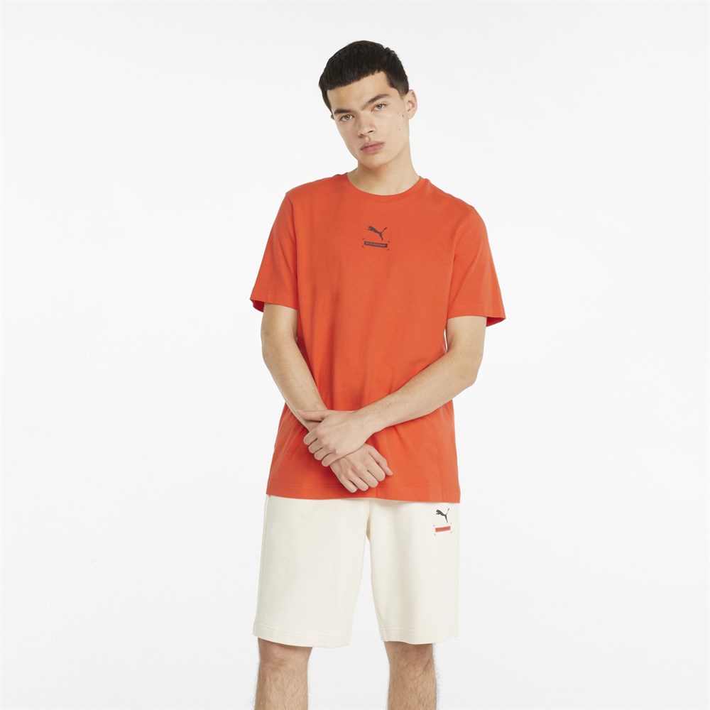 Puma Better Tee Erkek Turuncu Günlük T-shirt - 847465-26