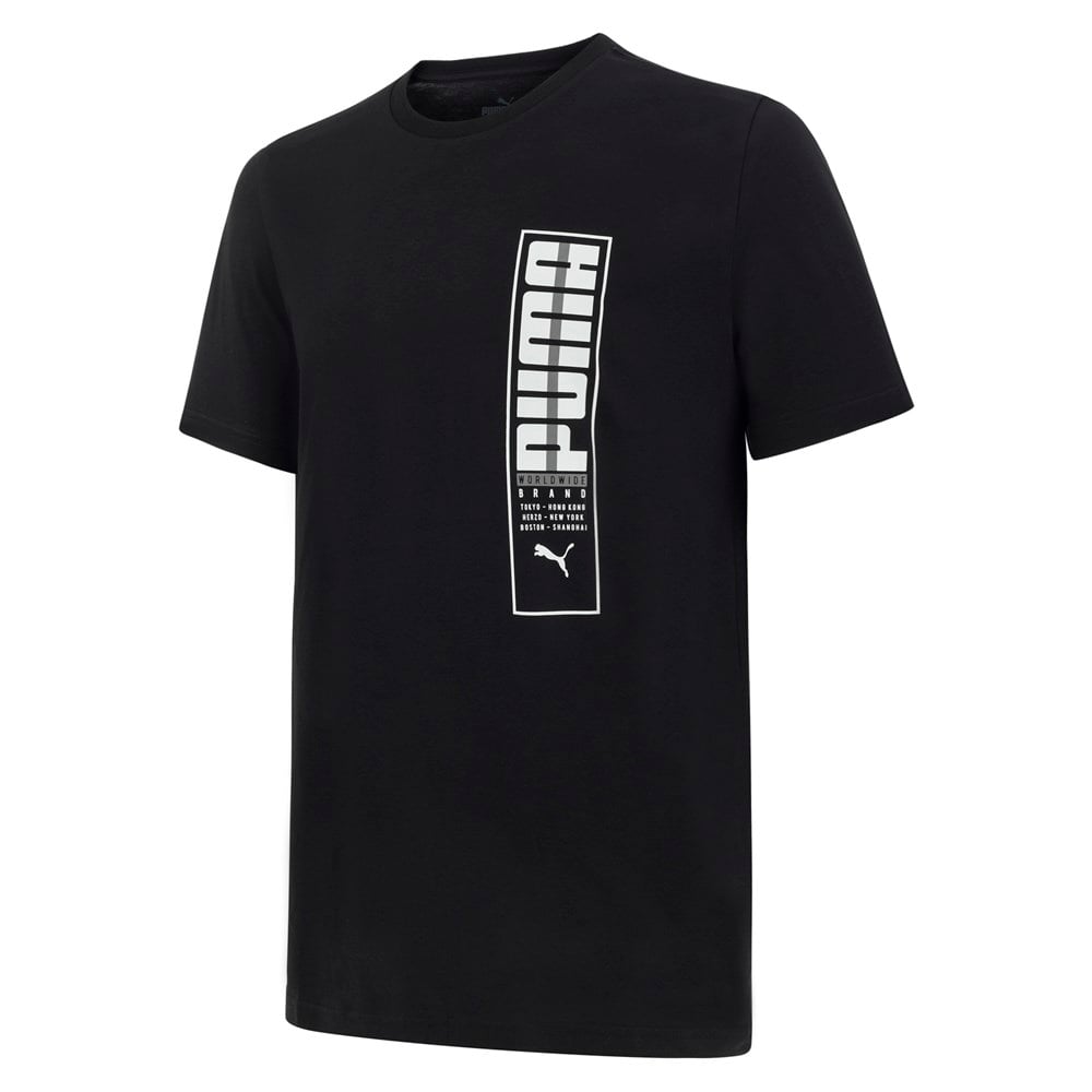 Puma Blank Base Men’S Tee Erkek Siyah Günlük T-shirt - 673924-03
