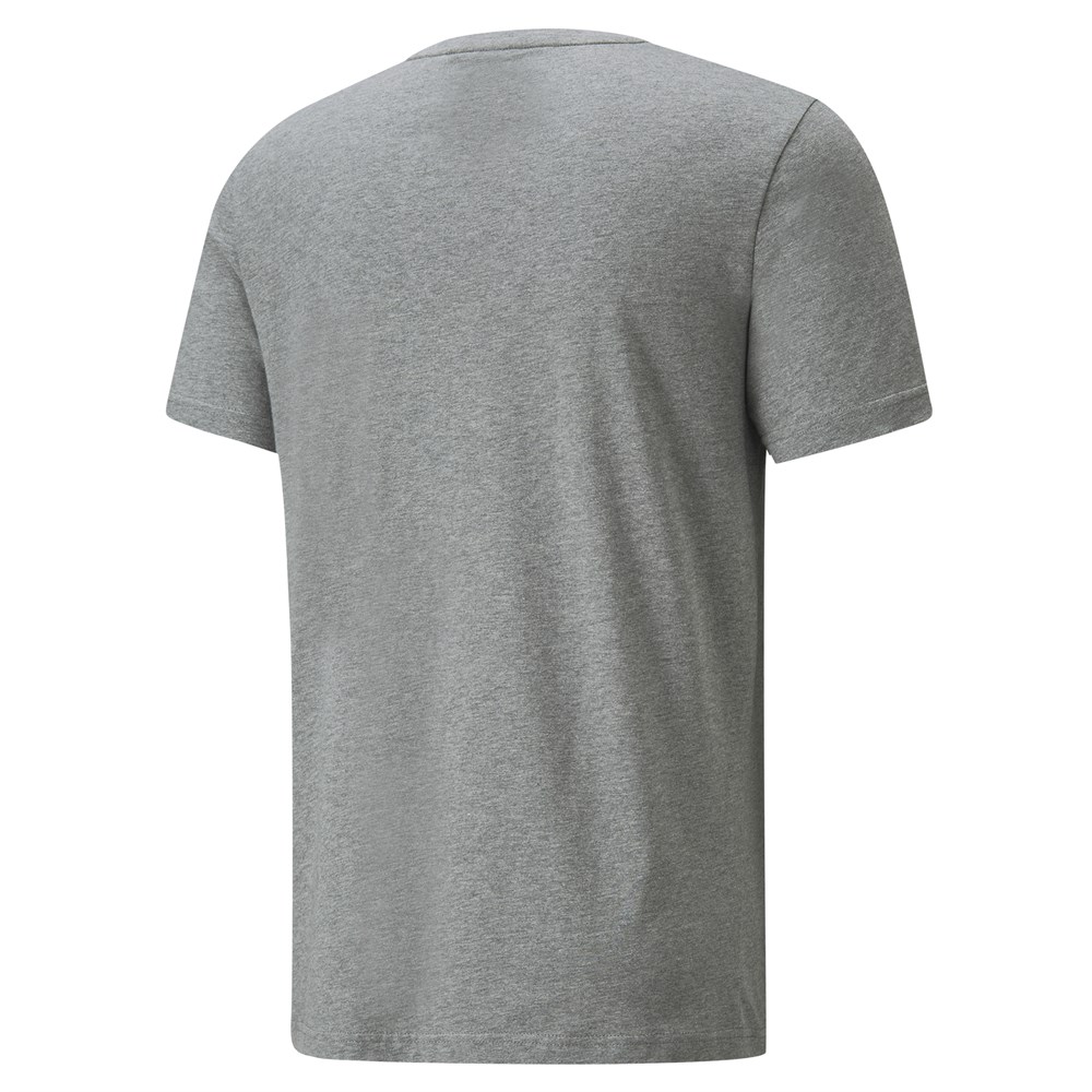 Puma BMW MMS ESS Small Logo Tee Erkek Gri T-shirt - 53225403