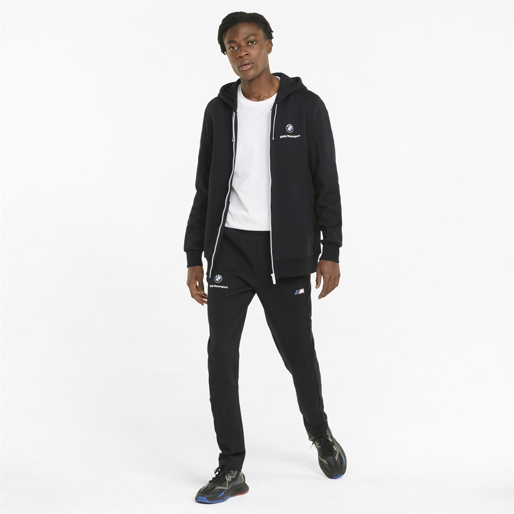 Puma Bmw Mms Hooded Sweat Jacket Erkek Siyah Günlük Ceket - 533370-01