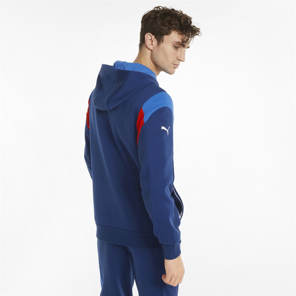 Puma Bmw Mms Hooded Sweat Jacket Erkek Lacivert Günlük Ceket - 533370-04