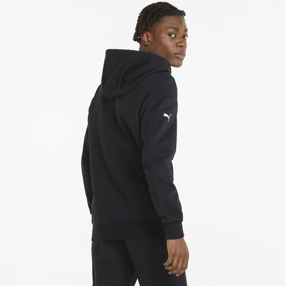 Puma Bmw Mms Hooded Sweat Jacket Erkek Siyah Günlük Ceket - 533370-01