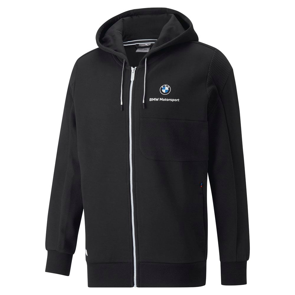 Puma Bmw Mms Hooded Sweat Jacket Erkek Siyah Günlük Ceket - 533370-01