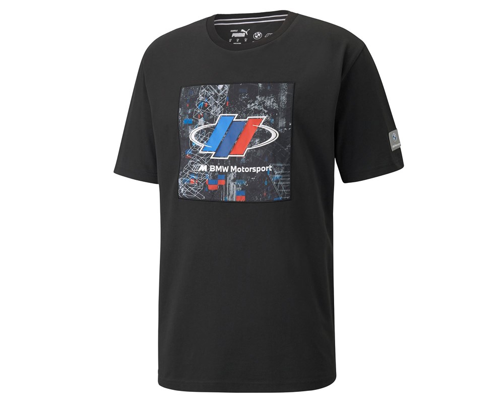 Puma Bmw Mms Street Tee Erkek Siyah T-shirt - 53112701