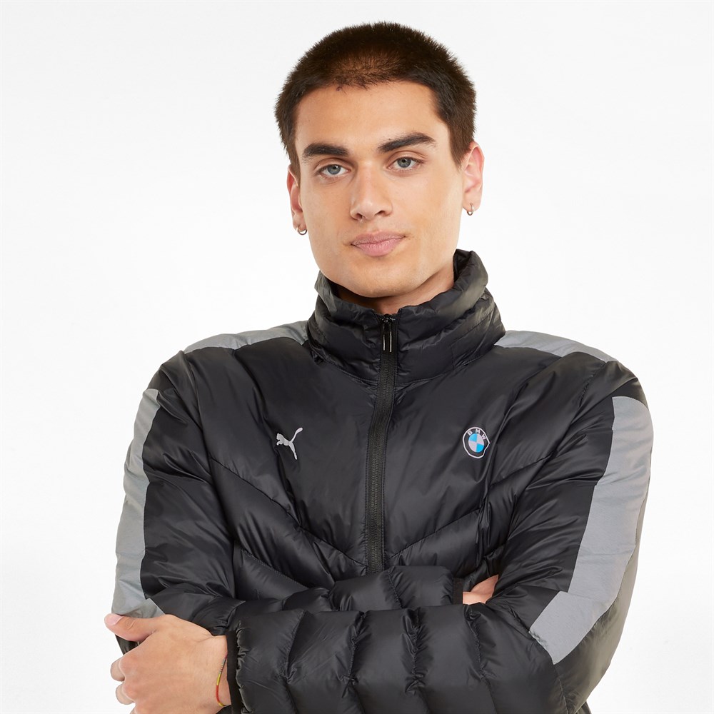 Puma Bmw Mms T7 Ecolite Down Jacket Erkek Siyah Mont - 53116801