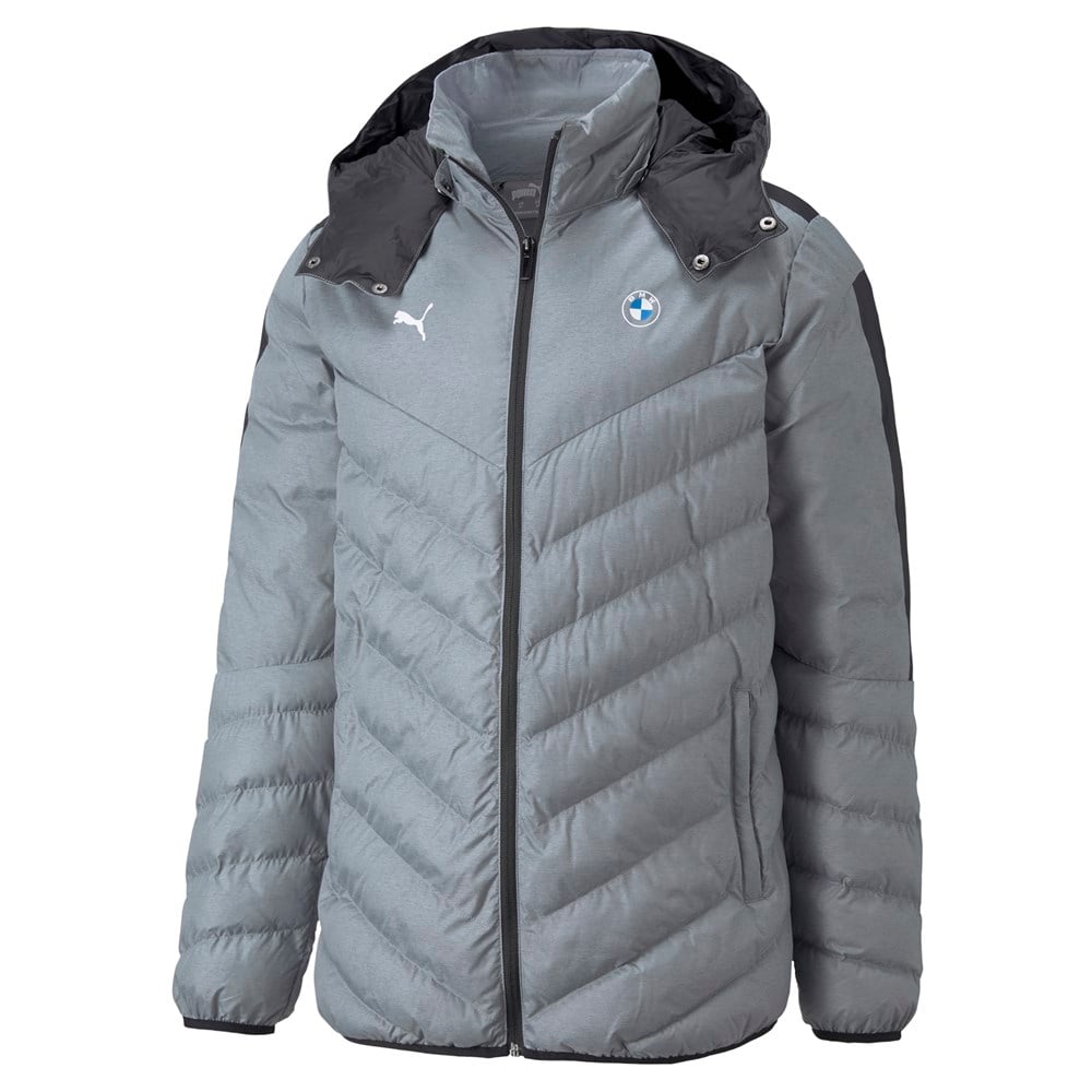 Puma Bmw Mms T7 Ecolite Down Jacket Erkek Gri Mont - 53116803
