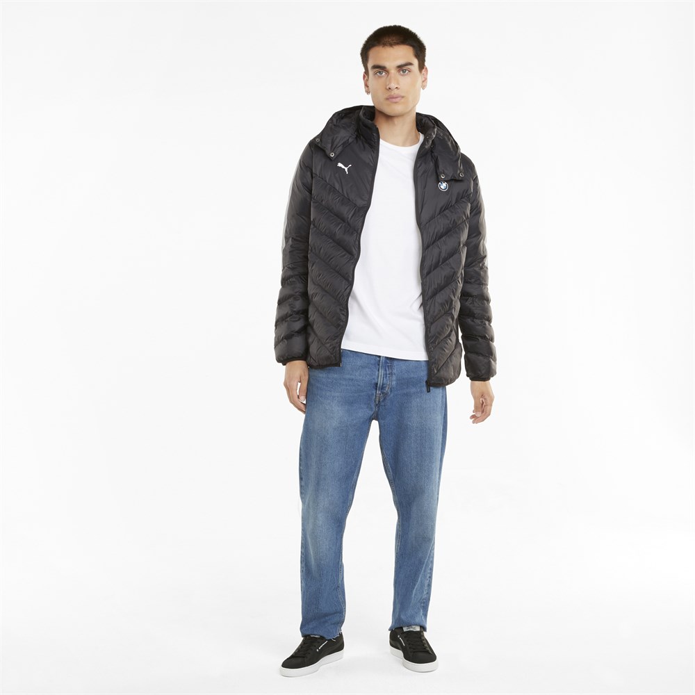 Puma Bmw Mms T7 Ecolite Down Jacket Erkek Siyah Mont - 53116801