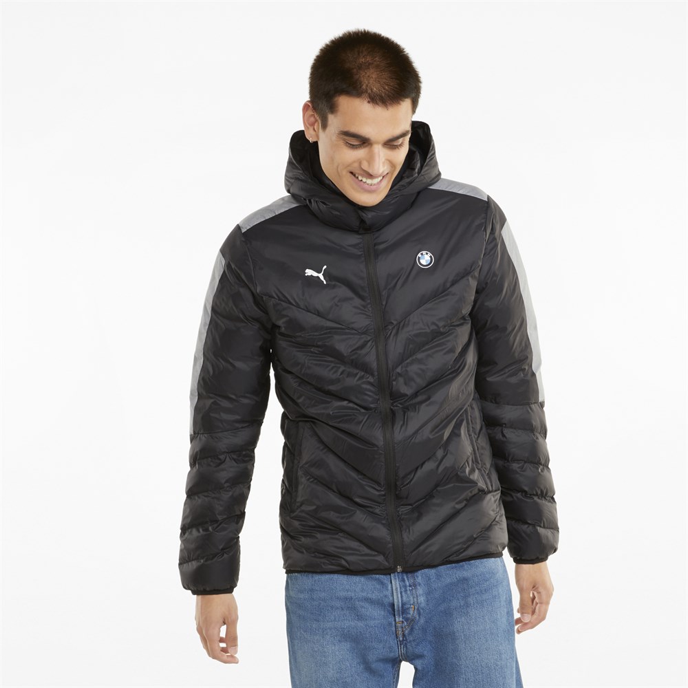 Puma Bmw Mms T7 Ecolite Down Jacket Erkek Siyah Mont - 53116801