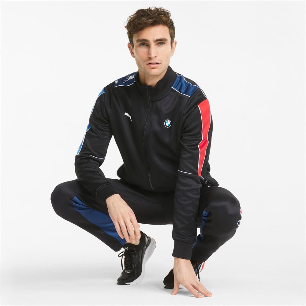 Puma Bmw Mms T7 Track Jacket Erkek Siyah Günlük Ceket - 533346-04