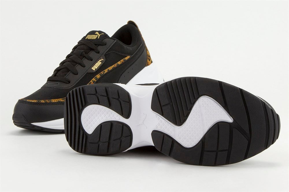 Puma Cilia Mode Leo Puma Black-Puma Black-Pum Kadın Siyah Günlük Ayakkabı - 37321701