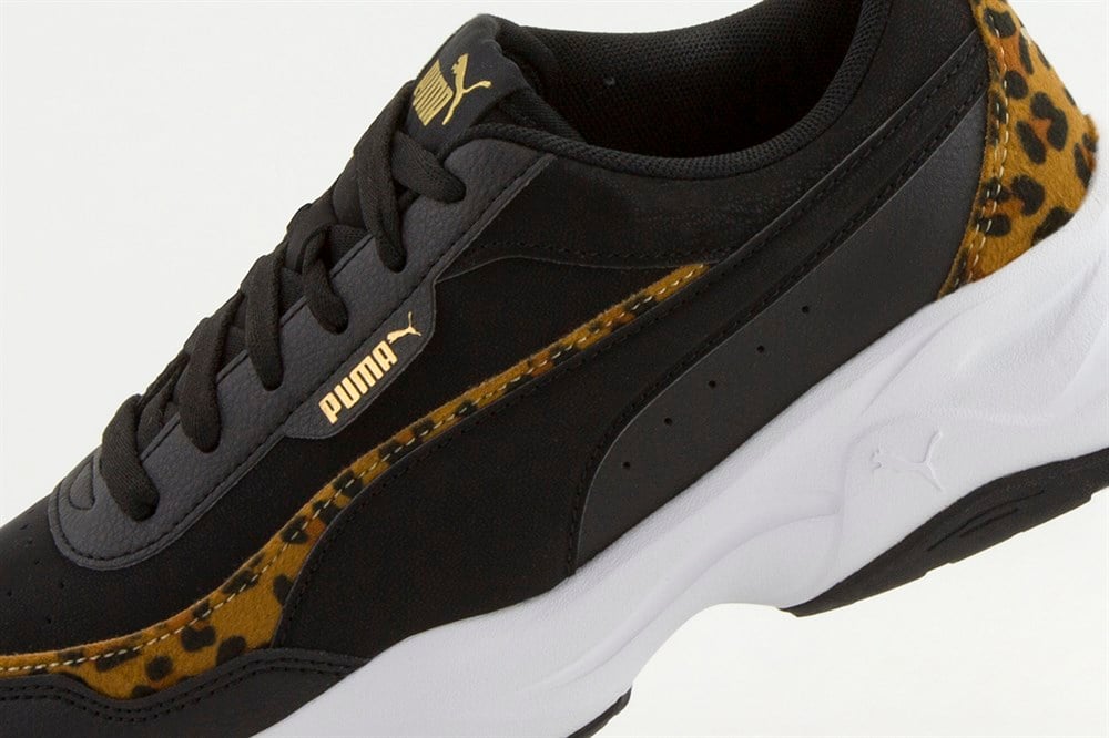 Puma Cilia Mode Leo Puma Black-Puma Black-Pum Kadın Siyah Günlük Ayakkabı - 37321701