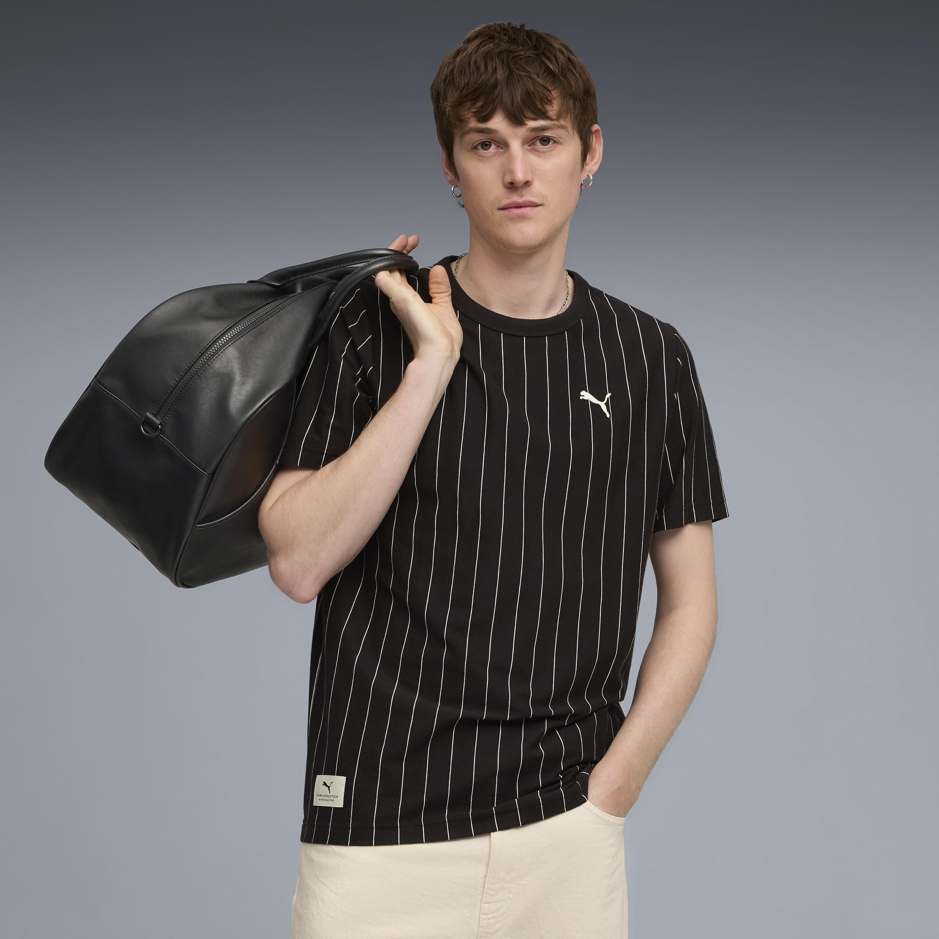 Puma Class Striped Tee Erkek Yetişkin T-shirt