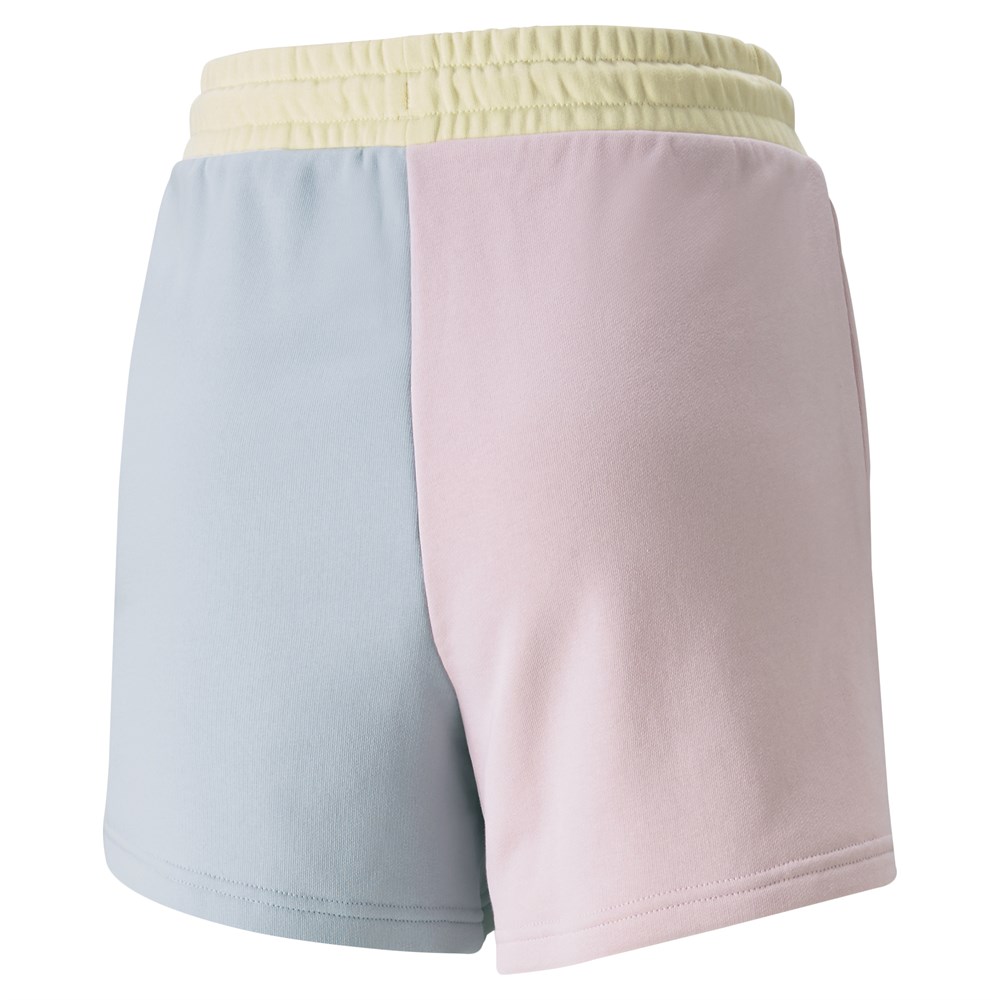 Puma Classics Block High Waist Shorts Kadın Mavi Günlük Şort - 534608-21