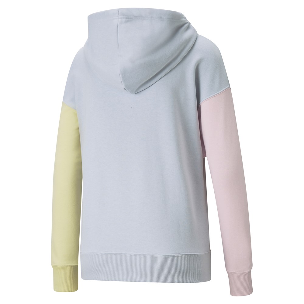 Puma Classics Block Hoodie Tr Kadın Mavi Günlük Sweatshirt - 535065-21