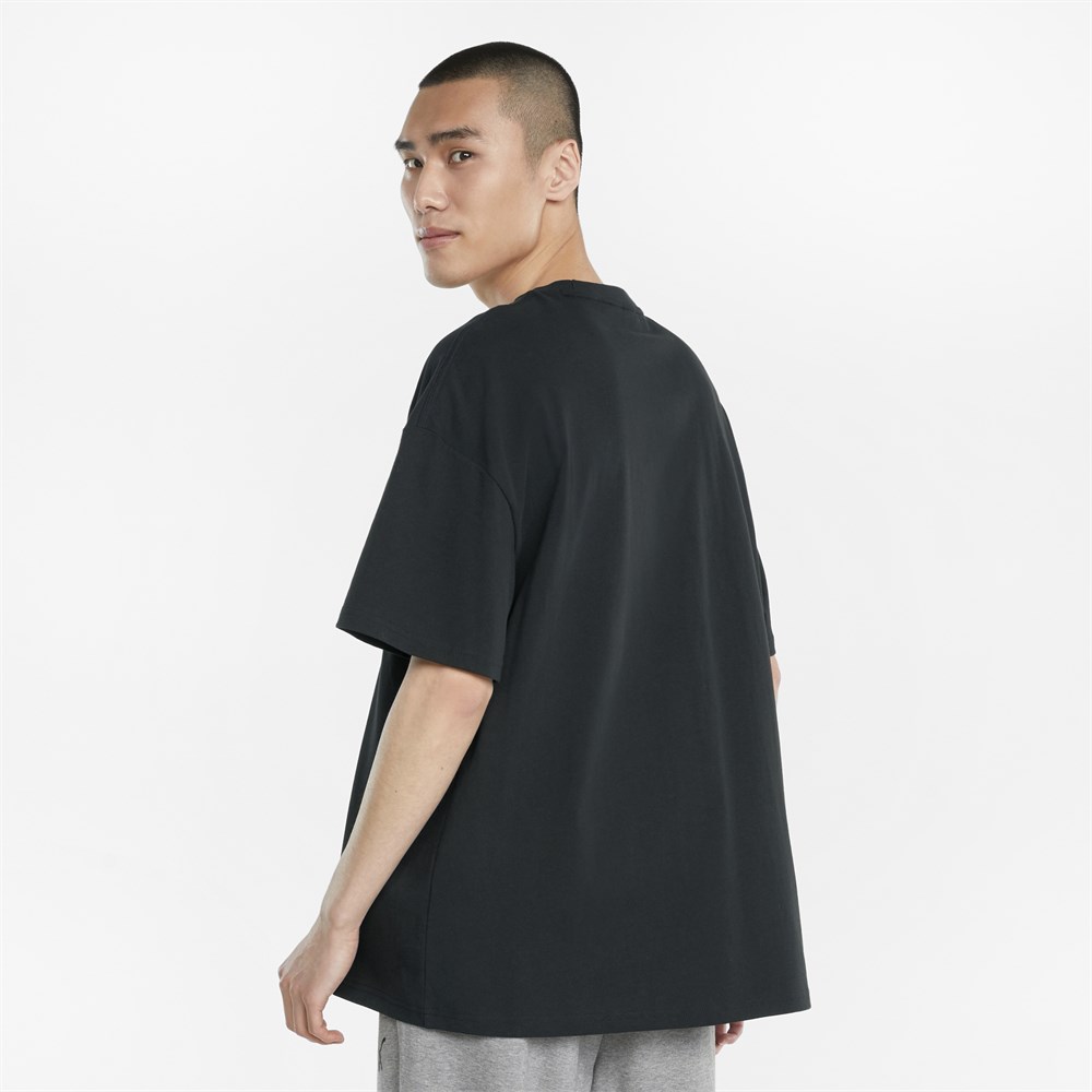 Puma Classics Boxy Tee Erkek Siyah Günlük T-shirt - 532135-01