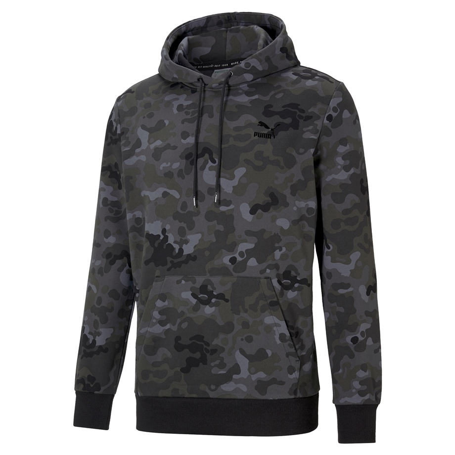 Puma Classics Graphics Aop Hoodie  Erkek Sweatshirts - 53020701